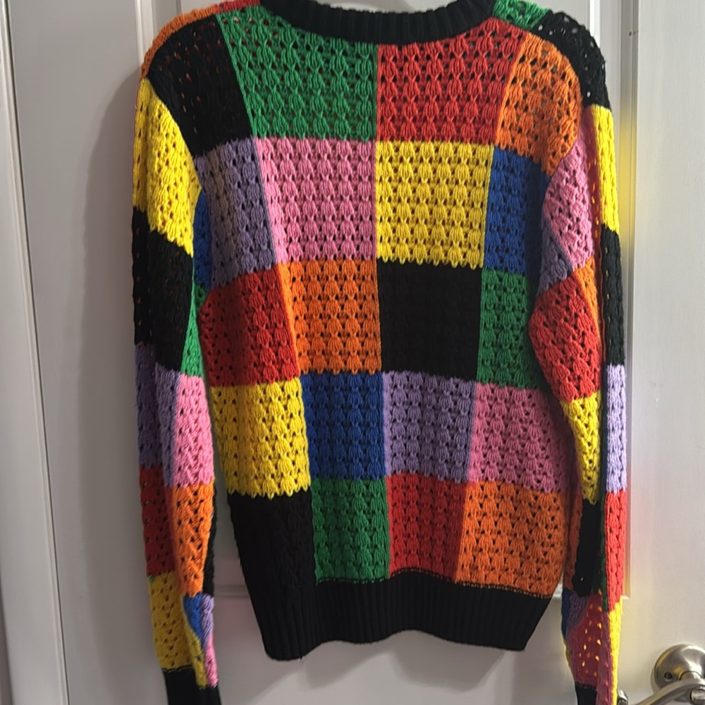 Colorful Patchwork Sweater - Picture 5 of 5